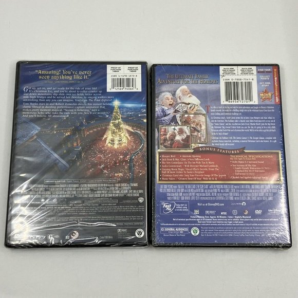 The Santa Clause 3: The Escape Clause & The Polar Express Holiday Movie DVD Lot - Picture 4 of 4